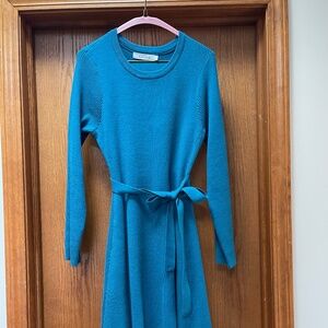 Amrabass blue sweater dress